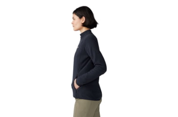 Image of Mountain Hardwear Microchill Full Zip Jacket - Women's, Black, M, 2104881-010-M