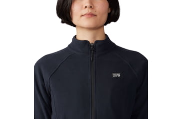 Image of Mountain Hardwear Microchill Full Zip Jacket - Women's, Black, M, 2104881-010-M