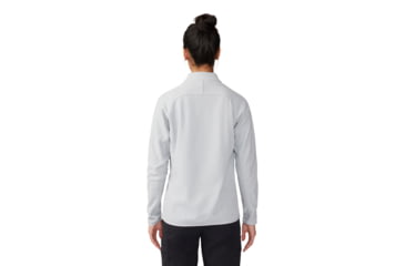 Image of Mountain Hardwear Microchill Full Zip Jacket - Women's, Glacial Heather, L, 2104881-097-L