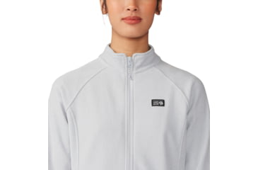 Image of Mountain Hardwear Microchill Full Zip Jacket - Women's, Glacial Heather, L, 2104881-097-L