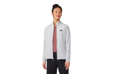 Image of Mountain Hardwear Microchill Full Zip Jacket - Women's, Glacial Heather, L, 2104881-097-L
