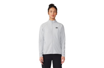 Image of Mountain Hardwear Microchill Full Zip Jacket - Women's, Glacial Heather, L, 2104881-097-L
