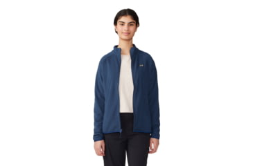 Image of Mountain Hardwear Microchill Full Zip Jacket - Womens, 401, L, 2104881-401-L