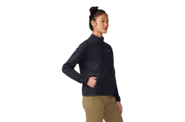 Image of Mountain Hardwear Microchill Half Zip Sweatshirt - Womens, 010, S, 2104261-010-S
