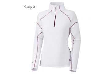 Image of Mountain Hardwear MicroChill Zip T Womens Clearance - Black-X-Small