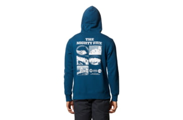 Image of Mountain Hardwear Mighty Five Pullover Hoody - Mens, Dark Caspian, Small, 2004281418-Dark Caspian-S