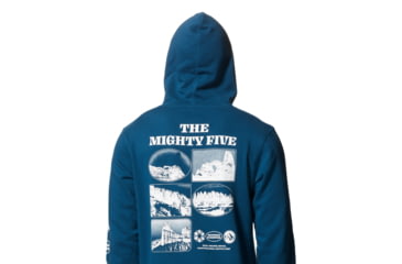 Image of Mountain Hardwear Mighty Five Pullover Hoody - Mens, Dark Caspian, Small, 2004281418-Dark Caspian-S