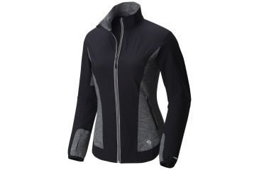 Image of Mountain Hardwear Mighty Power Hybrid Jacket - Women's-Black-X-Small
