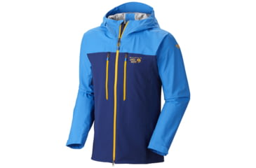 Image of Mountain Hardwear Mixaction Jacket - Mens-Cousteau/Hyper Blue-Medium
