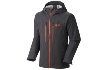 Image of Mountain Hardwear Mixaction Jacket - Mens-Shark/Shark-Large