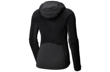 Image of Mountain Hardwear Monkey Grid Hooded Jacket - Women's, Black, Extra Large, 1792951010-XL