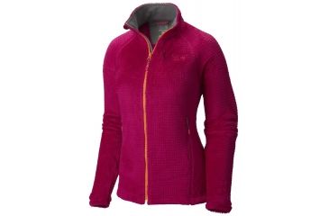 Image of Monkey Woman Grid II Jacket - Womens-Deep Blush-X-Large