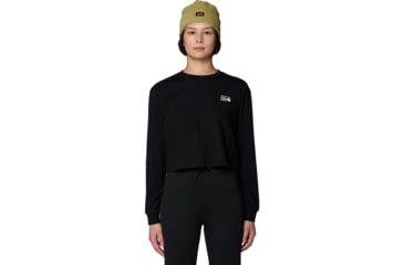 Image of Mountain Hardwear MHW Box Logo LS Crop - Womens