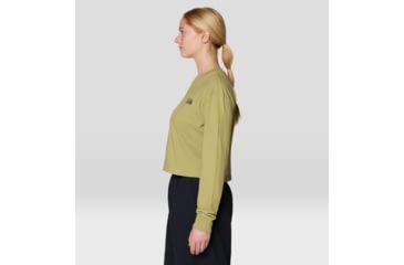 Image of Mountain Hardwear MHW Box Logo LS Crop - Womens