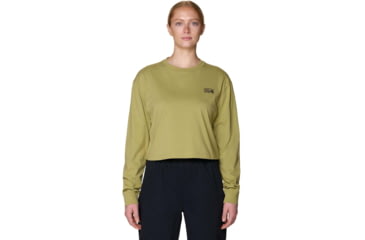 Image of Mountain Hardwear MHW Box Logo LS Crop - Womens