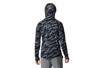 Image of Mountain Hardwear Mountain Stretch Hoody - Mens, Black Paintstro, Large, 1942321011-BL