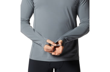 Image of Mountain Hardwear Mountain Stretch Hoody - Mens, Foil Grey, Medium, 1942321056-Foil Grey-M