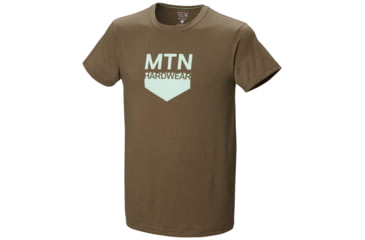 Image of Mountain Hardwear MTN Corner Short Sleeve T - Men's-Stone Green-Small