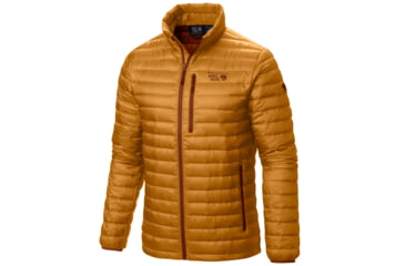 Image of Mountain Hardwear Nitrous Down Jacket - Men's-Desert Gold-XX-Large