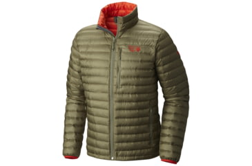 Image of Mountain Hardwear Nitrous Down Jacket - Men's-Stone Green-Small