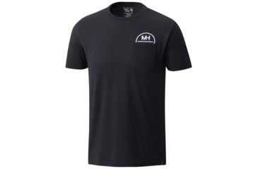 Image of Mountain Hardwear North Palisade Short Sleeve T-Shirt - Men's, Black, S 1788671010-S