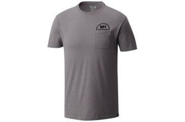 Image of Mountain Hardwear North Palisade Short Sleeve T-Shirt - Men's, Heather Manta Grey, XXL 1788671074-XXL