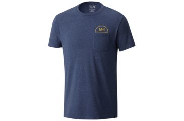 Image of Mountain Hardwear North Palisade Short Sleeve T-Shirt - Men's, Heather Zinc, M 1788671493-M