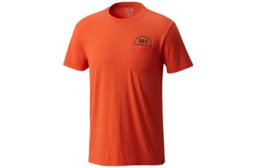 Image of Mountain Hardwear North Palisade Short Sleeve T-Shirt - Men's, Heather State Orange, S 1788671843-S