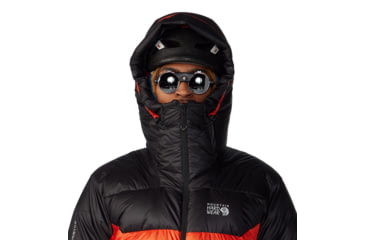Image of Mountain Hardwear Phantom Belay Down Parka - Men's, State Orange, Black, S, 2092281-842-S