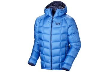 Image of Mountain Hardwear Phantom Hooded Down Jacket - Men's-Hyper Blue-Small