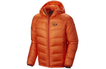 Image of Mountain Hardwear Phantom Hooded Down Jacket - Men's-State Orange-Large