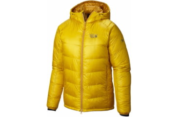 Image of Phantom Hooded Down Jacket - Mens-Electron Yellow-Large