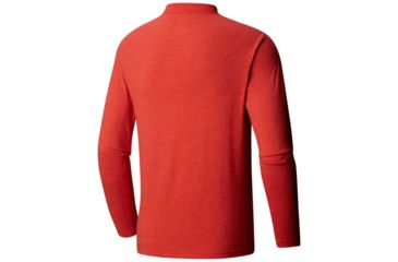 Image of Mountain Hardwear Phases of the Space Station Long Sleeve, Heather Dark Fire, XXL, 1792821699-XXL
