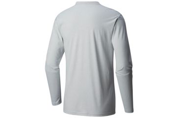 Image of Mountain Hardwear Phases of the Space Station Long Sleeve, Heather Grey Ice, XXL, 1792821064-XXL