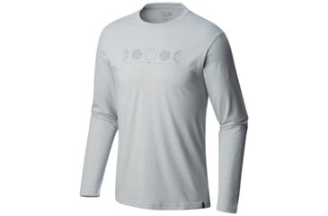 Image of Mountain Hardwear Phases of the Space Station Long Sleeve, Heather Grey Ice, XXL, 1792821064-XXL