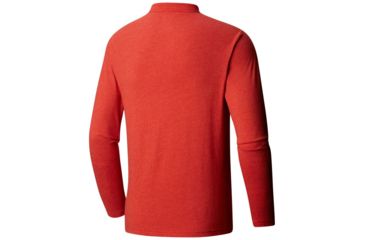Image of Mountain Hardwear Phases of the Space Station Long Sleeve Shirt - Mens, Heather Dark Fire, Large, 1792821699-L