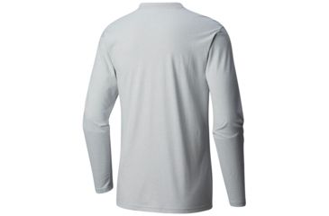 Image of Mountain Hardwear Phases of the Space Station Long Sleeve Shirt - Mens, Heather Grey Ice, Medium, 1792821064-M