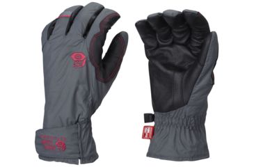 Image of Mountain Hardwear Plasmic OutDry Glove - Women's-Graphite/Brighty Pink-Large