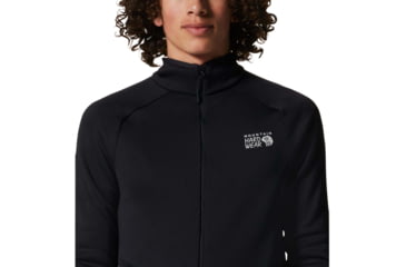 Image of Mountain Hardwear Polartec Power Stretch M FZ - Mens, Black, Large, 1993441010-L