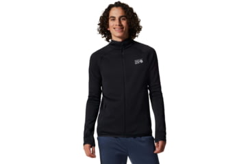 Image of Mountain Hardwear Polartec Power Stretch M FZ - Mens, Black, Large, 1993441010-L