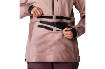 Image of Mountain Hardwear Powder Maven Anorak - Womens, Smoky Quartz, Smoky Quartz Vapors Print, Medium, 2090681642-M