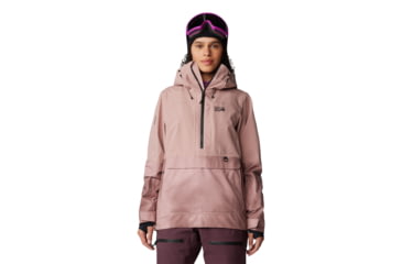 Image of Mountain Hardwear Powder Maven Anorak - Womens, Smoky Quartz, Smoky Quartz Vapors Print, Medium, 2090681642-M