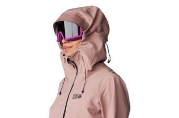 Image of Mountain Hardwear Powder Maven Anorak - Womens, Smoky Quartz, Smoky Quartz Vapors Print, Medium, 2090681642-M