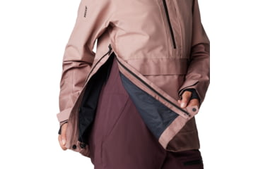 Image of Mountain Hardwear Powder Maven Anorak - Womens, Smoky Quartz, Smoky Quartz Vapors Print, Medium, 2090681642-M