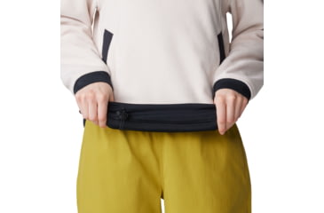 Image of Mountain Hardwear Powder Maven Fleece Pullover Hoody - Women's, Talc, Small, 2077671170-S