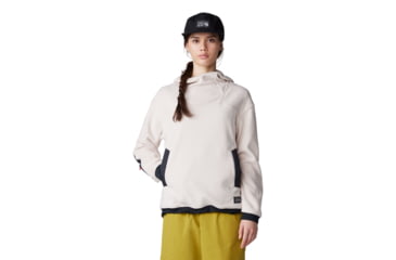 Image of Mountain Hardwear Powder Maven Fleece Pullover Hoody - Women's, Talc, Small, 2077671170-S