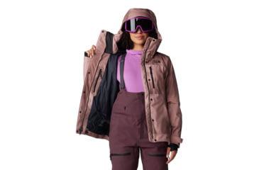 Image of Mountain Hardwear Powder Maven Jacket - Womens, Smoky Quartz Vapors Print, Large, 2092901643-L