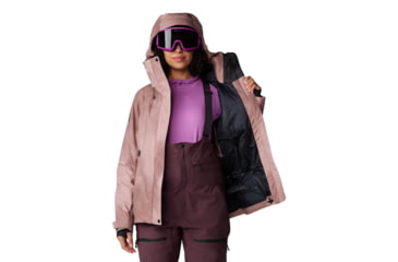Image of Mountain Hardwear Powder Maven Jacket - Womens, Smoky Quartz Vapors Print, Large, 2092901643-L
