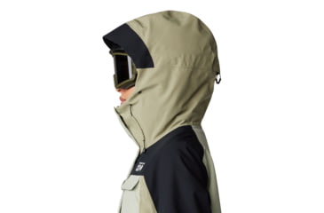 Image of Mountain Hardwear Powder Maven Parka - Womens, White Sage, Mantis Green, Black, Small, 2092921341-S