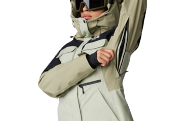 Image of Mountain Hardwear Powder Maven Parka - Womens, White Sage, Mantis Green, Black, Small, 2092921341-S